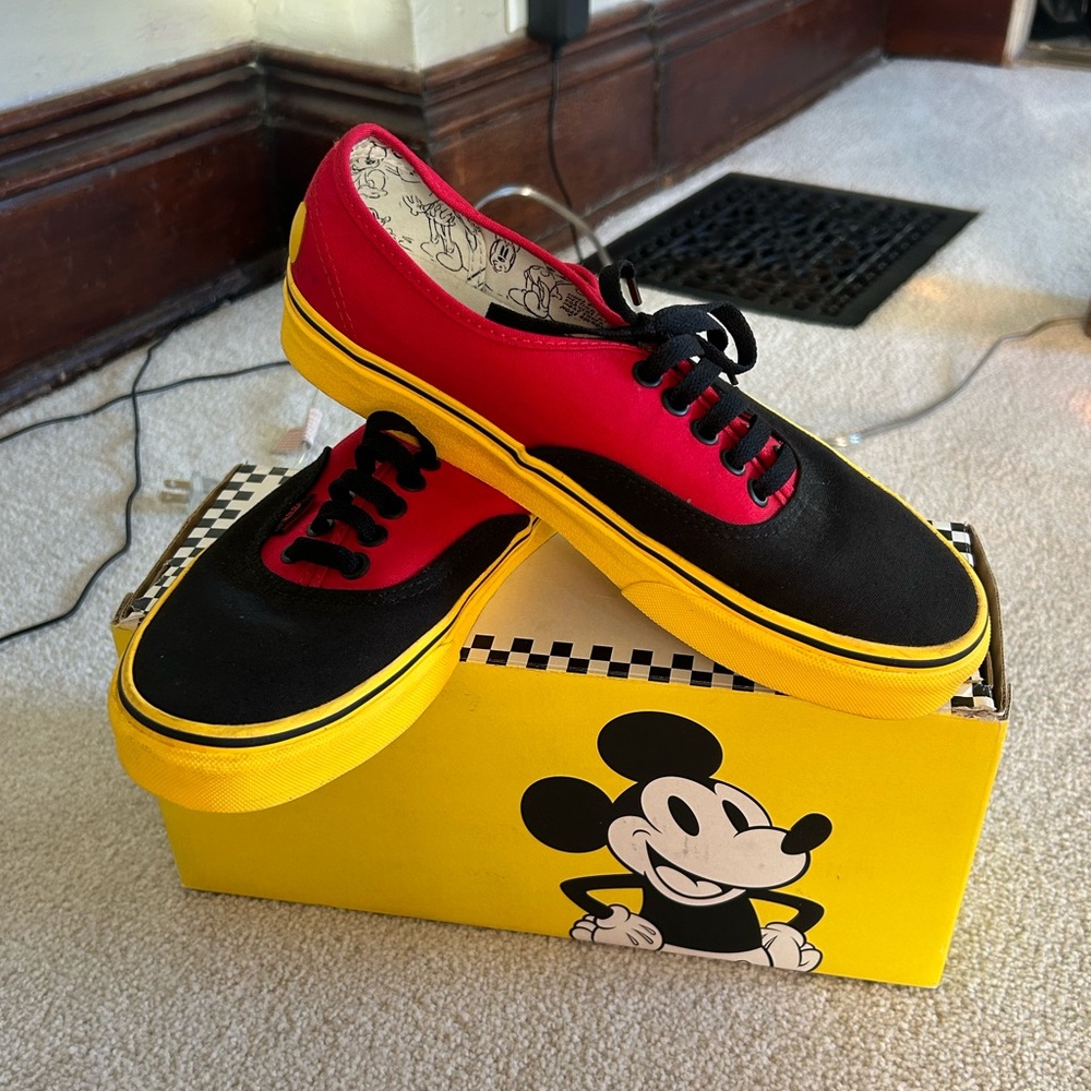brand new disney mickey vans